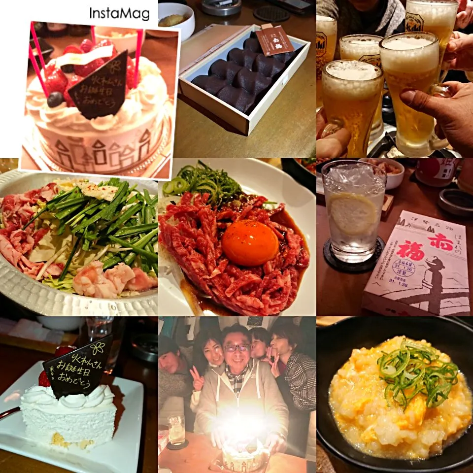 Snapdishの料理写真:サプライズに嬉し泣きの夜~from大阪~|りくれんさん