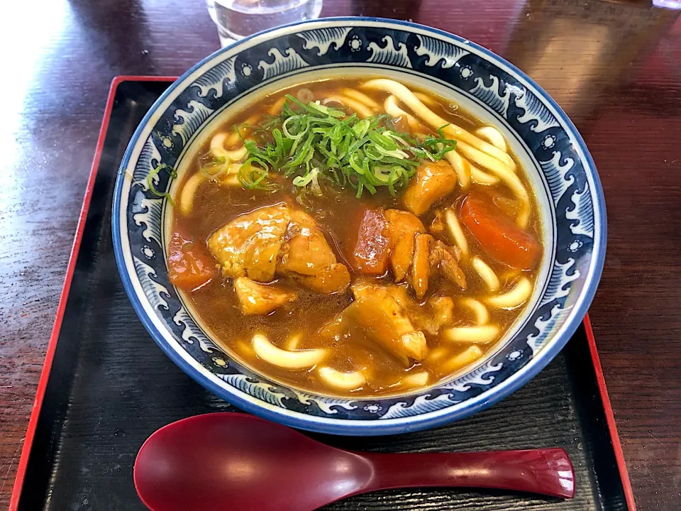 スパイシーチキンカレーうどん|しのぶさん