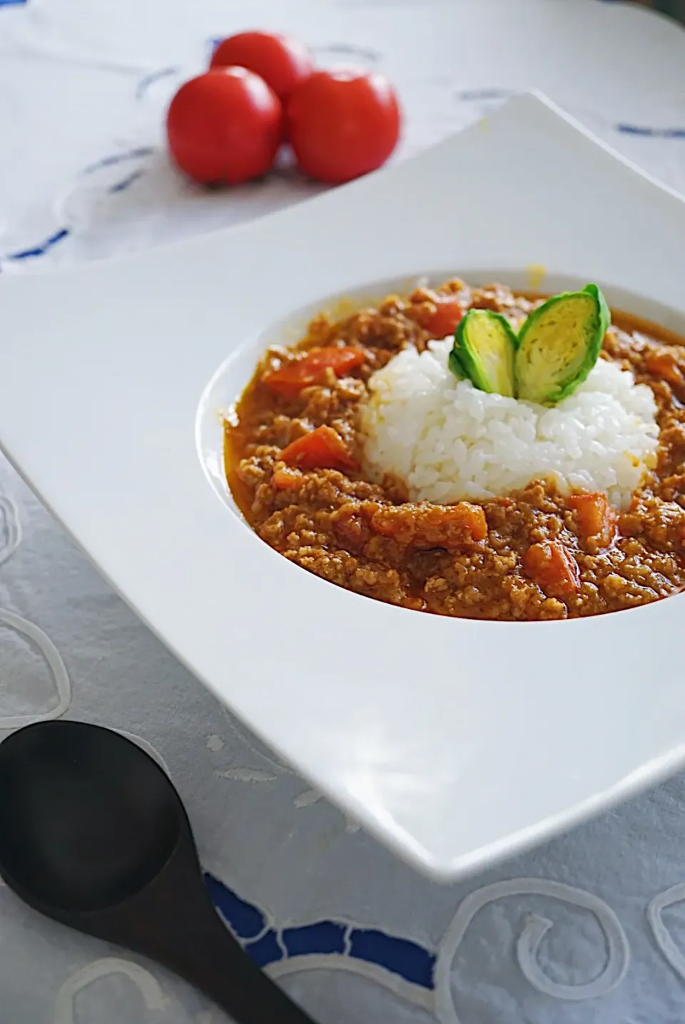 Snapdishの料理写真:トマト入りキーマーカレー♪|豆子さん