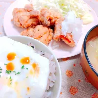 大戸屋風！からあげ定食🍖|はらぺこちゃんさん