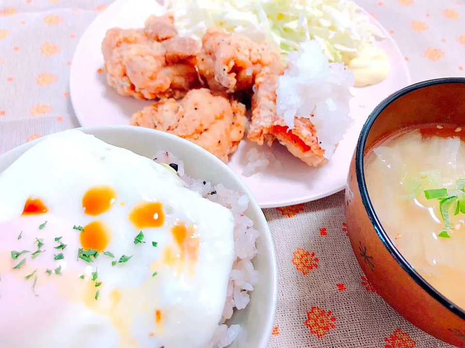 大戸屋風！からあげ定食🍖|はらぺこちゃんさん