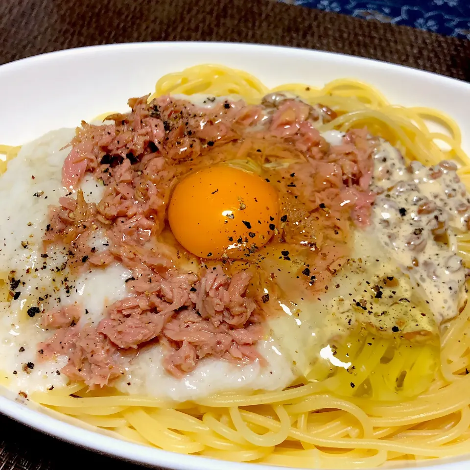 #納豆パスタ
#今日の晩御飯 
#納豆|ぴらこさん