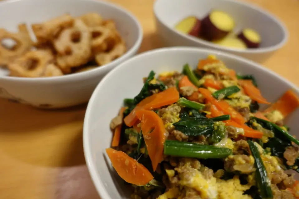 ほうれん草の玉子とじ|cookingパパ五郎さん