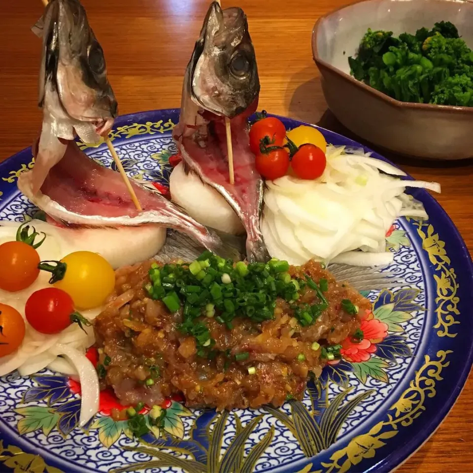 あじのなめろう🎣釣りデビュー釣果|くろあおさん