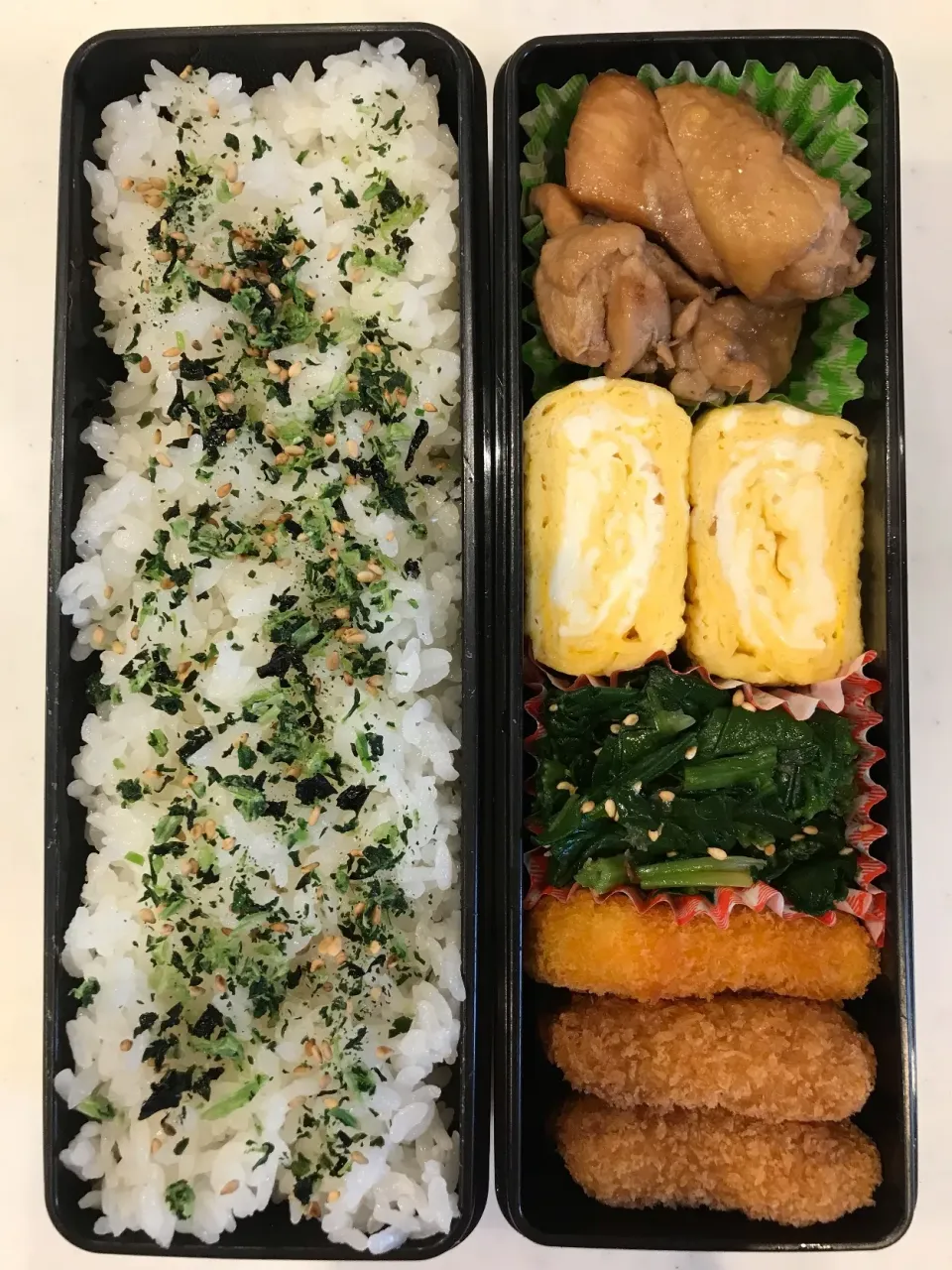 Snapdishの料理写真:2019.1.28 (月) 旦那様のお弁当🍱|あっきーよさん