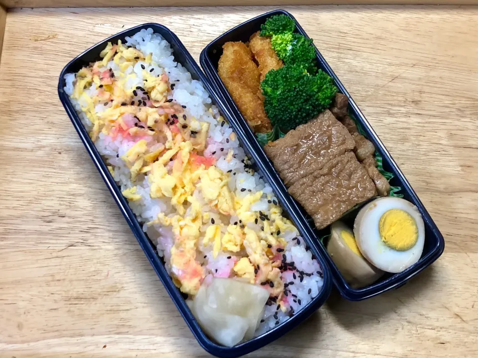 カニクリームコロッケ 弁当|弁当 備忘録さん