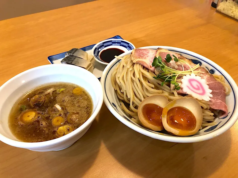 サバ濃厚鶏つけ麺🍜＋サバ鮨🐟|buhizouさん