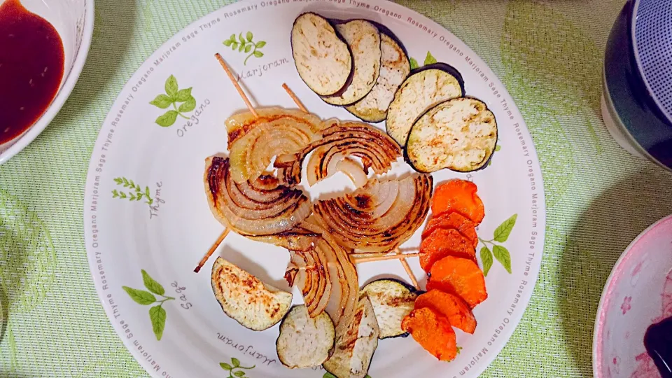 お家焼き肉🎵焼き野菜🎵😊|かおるcitronさん