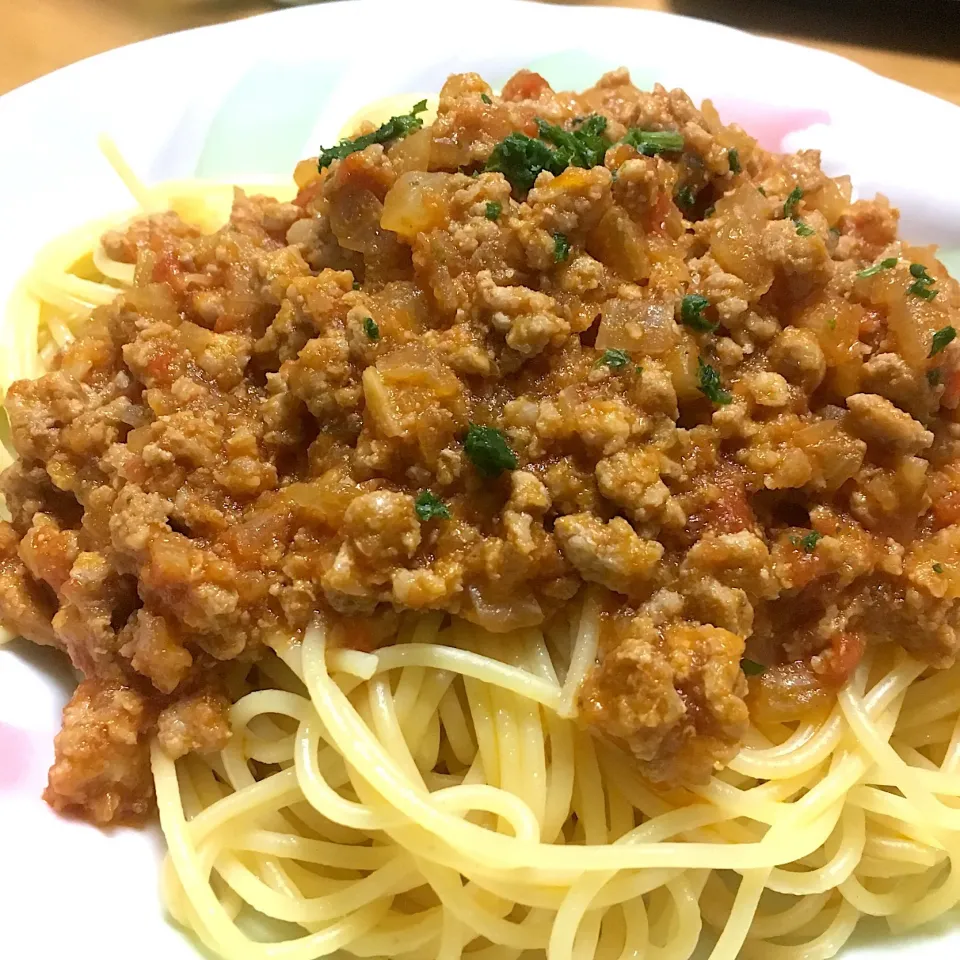 #スパゲティミートソース🍝
2019.1.28|Yu Yu mamaさん