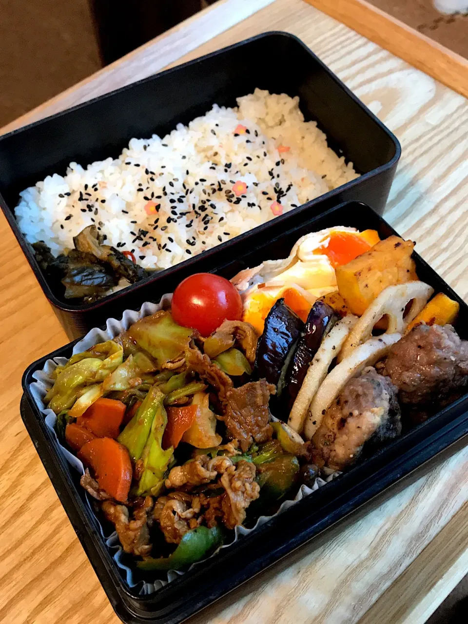 Snapdishの料理写真:回鍋肉弁当|二キィさん