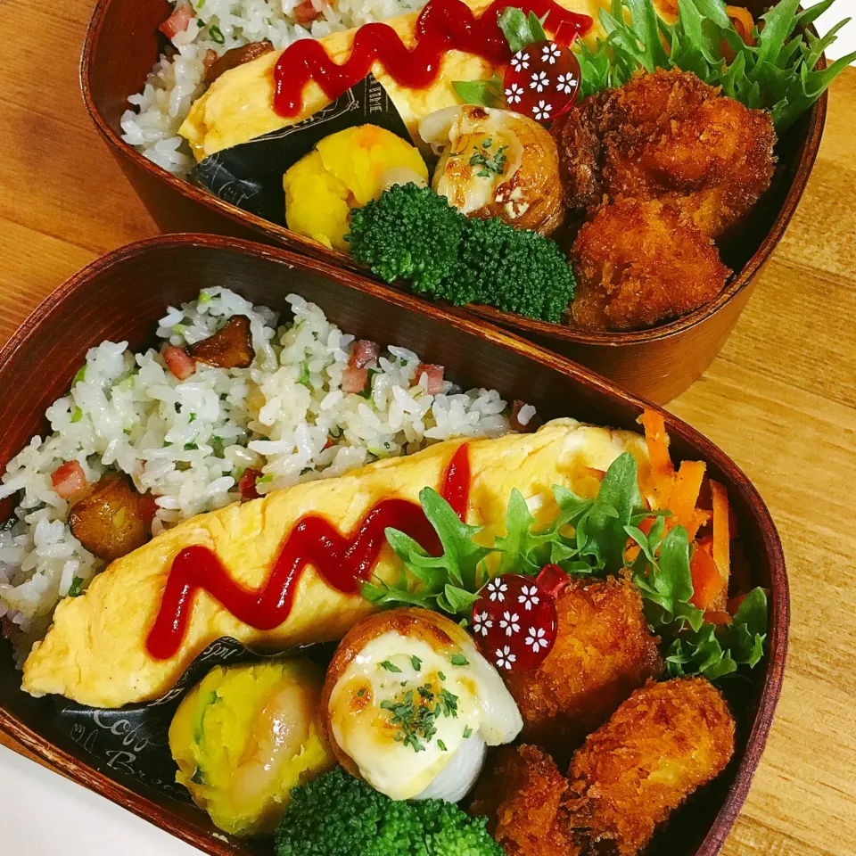 Snapdishの料理写真:2019.01.29 家族のお弁当|＊emio＊さん