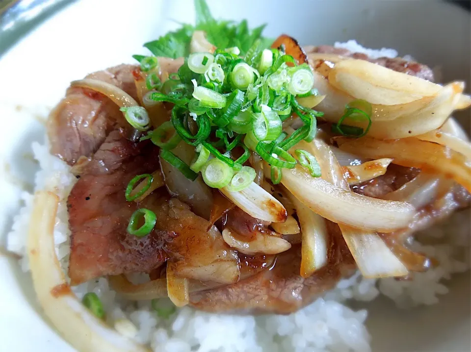 但馬牛のステーキ丼|Takeshi  Nagakiさん