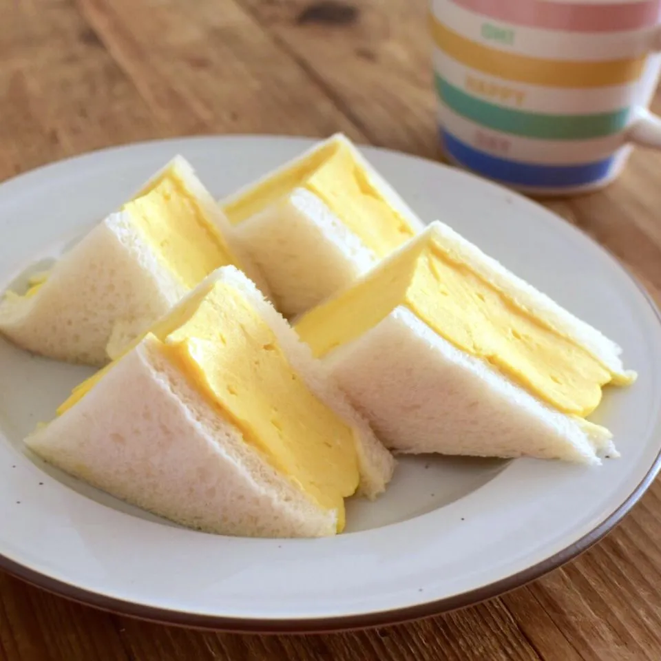 液体塩こうじで♪厚焼き卵サンド♪|ハナマルキさん