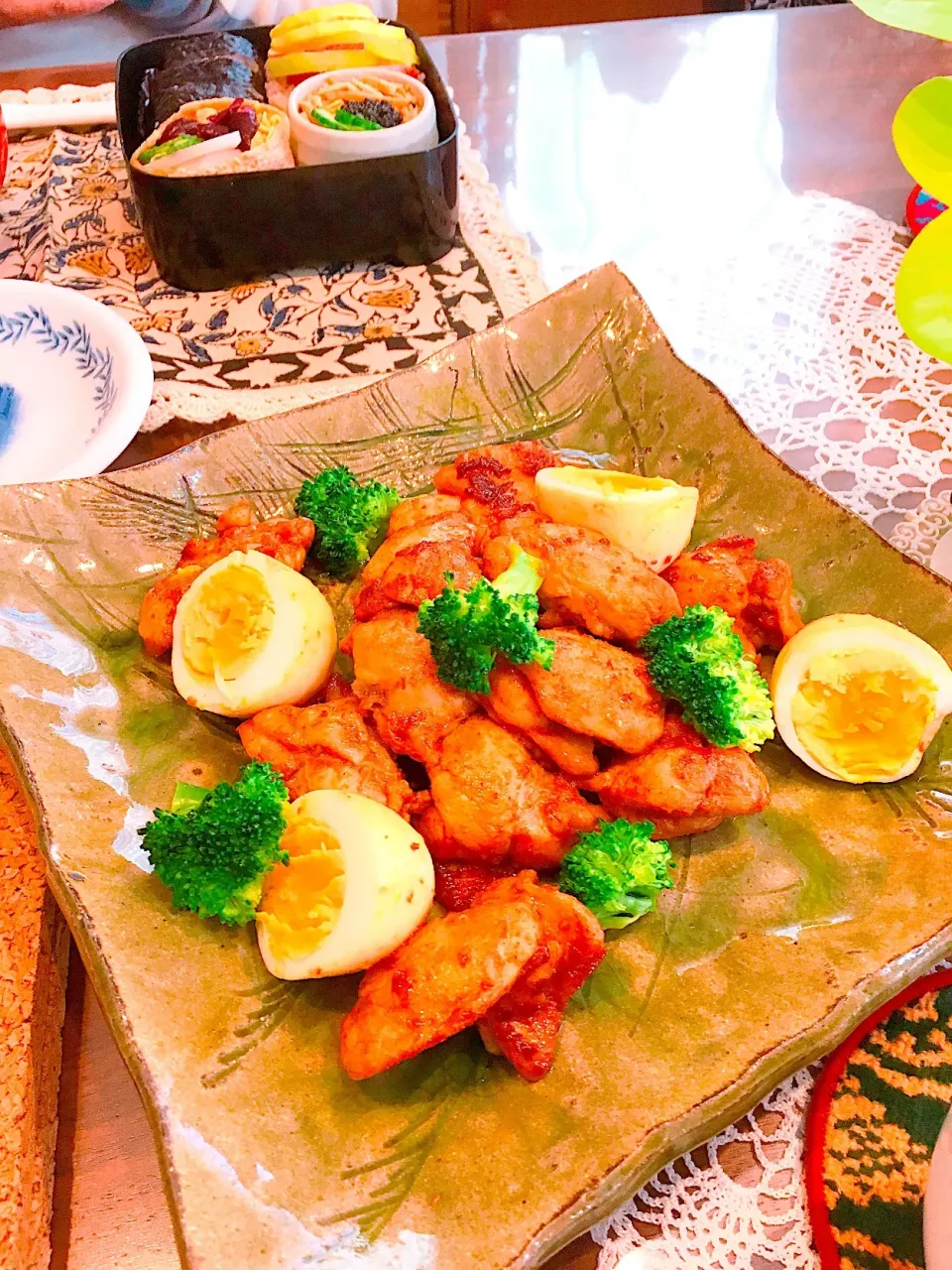 カレー風味の鶏モモ炒め|monさんさん