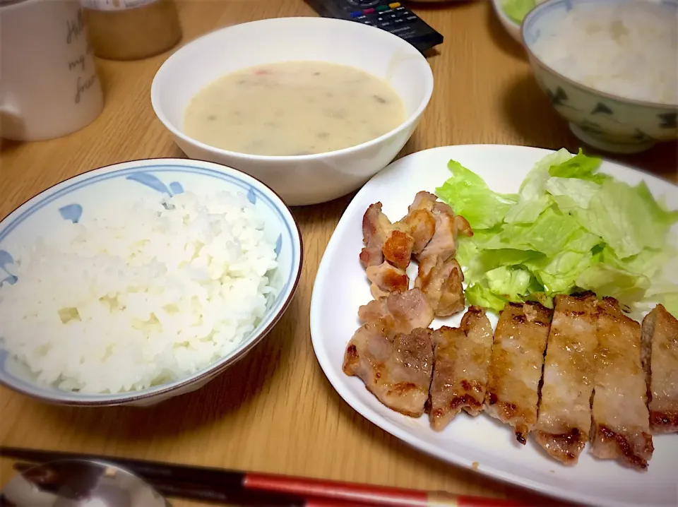 豚肉のソテー
鶏肉のソテー
クリームシチュー|ひょうたんさん