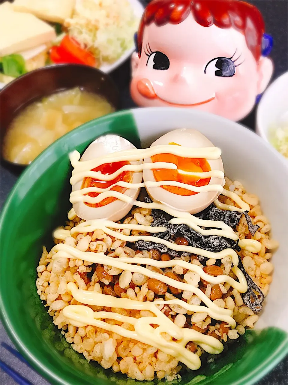 Snapdishの料理写真:やみつき♡悪魔の納豆ごはん。|ぽき。さん