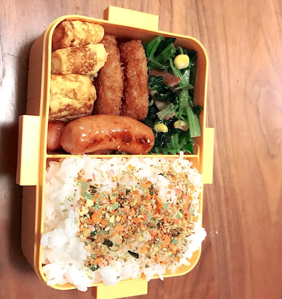 #中学生のお弁当#パパ作#ママ出張なので|Yoko Hattoriさん