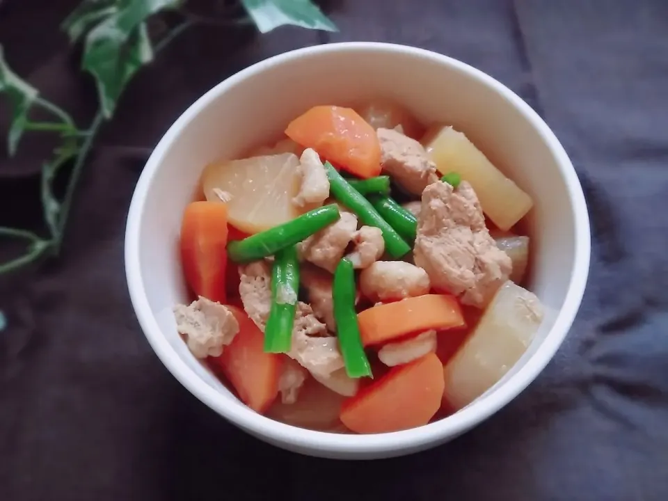 豚肉と♡大根の煮物|花ママさん