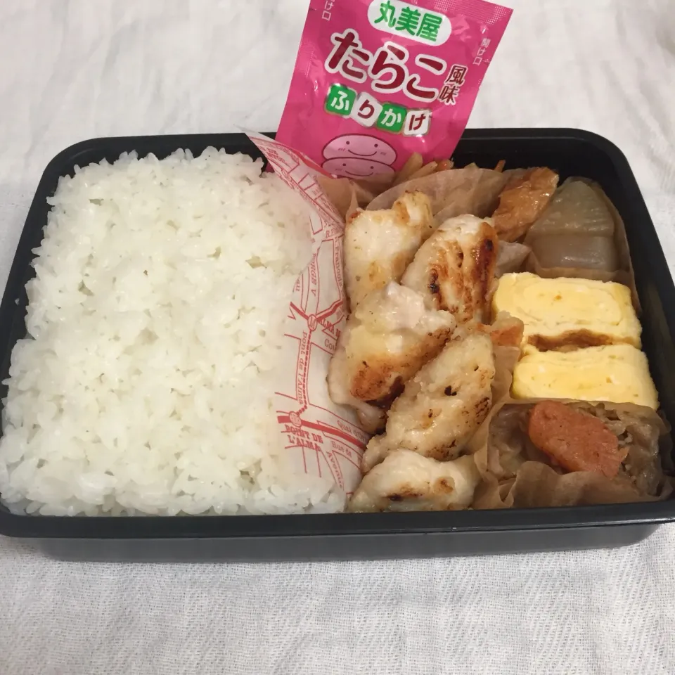 Snapdishの料理写真:次男男子中学生弁当・塾弁当|mickyさん