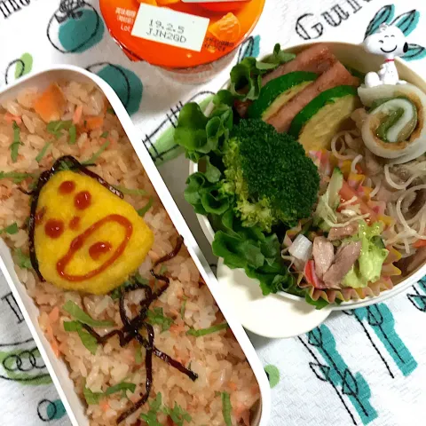 「プチ！プチ！海藻麺」を使ってみたSnapdishの料理・レシピ写真:お弁当〜〜🍱
社会人2年目の次女🍱