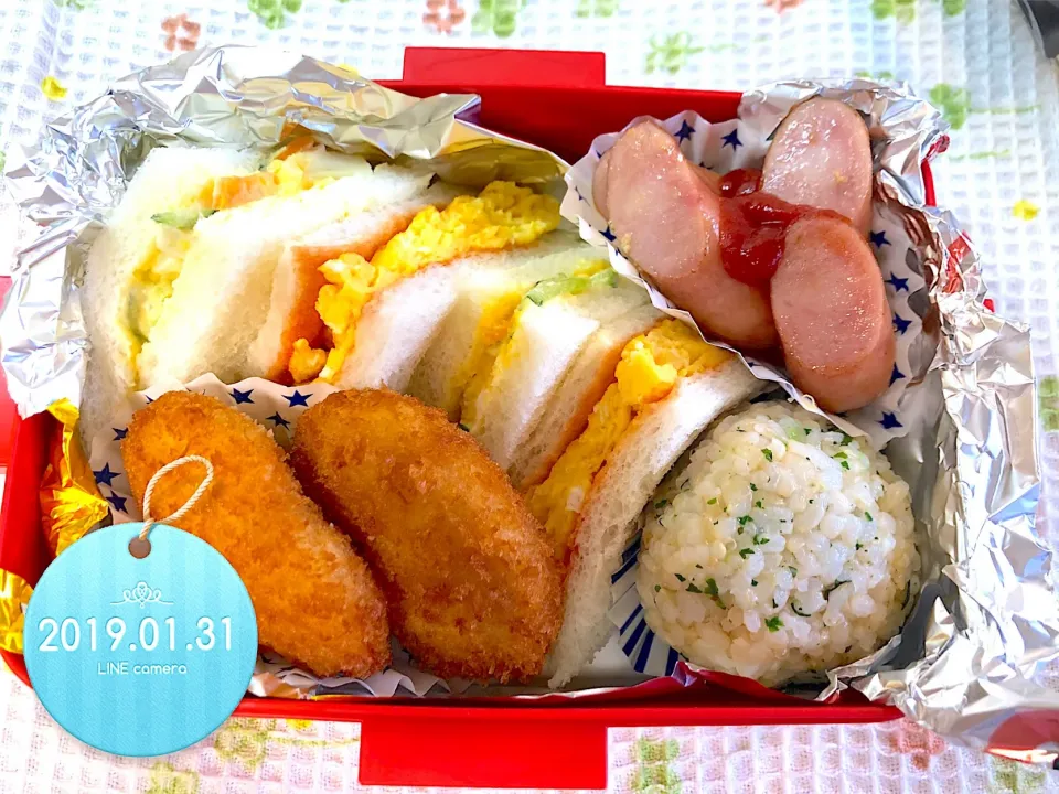 サンドイッチ🥪JKお弁当|harutomomamaさん