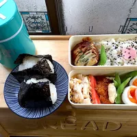 Snapdishの料理写真:高校生男子弁当🍱|ぽんさん