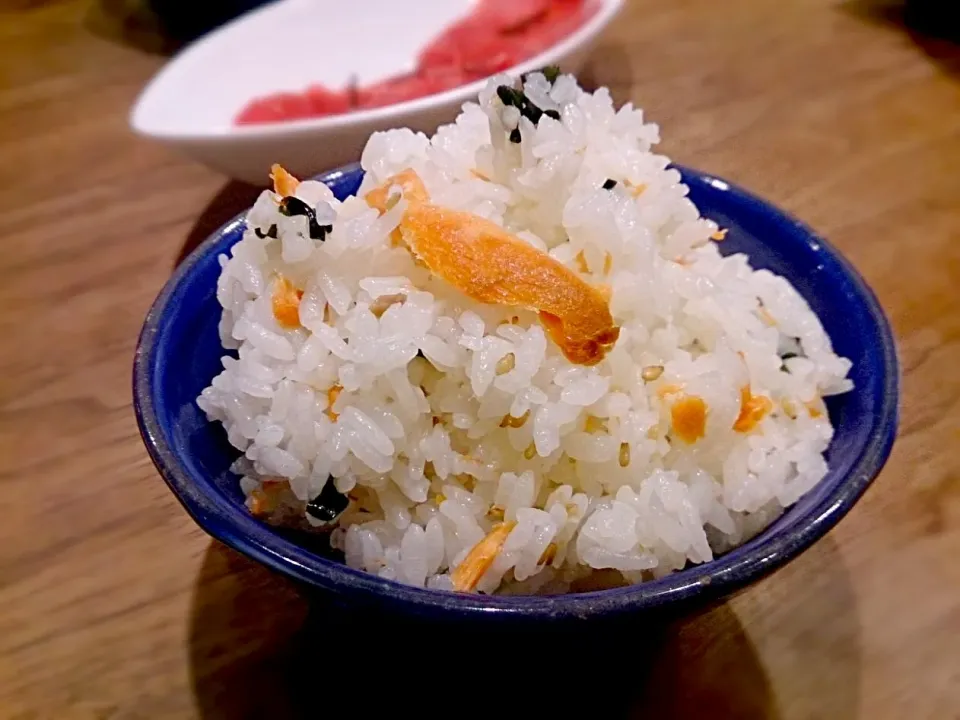 ほぐし鮭わかめご飯|古尾谷りかこさん