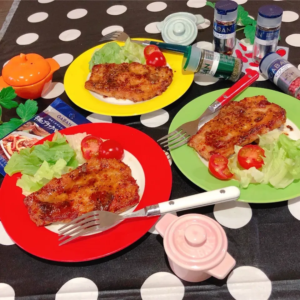 ☆豚肉のペッパー ステーキ☆ | *♬キッチン生活♡日々のご飯とパン&スイーツ♡|ぷらっとさん