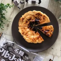 Snapdishの料理写真:トースターで♪バスク風チーズケーキ　風 by まんまるらあて|まんまるらあてさん