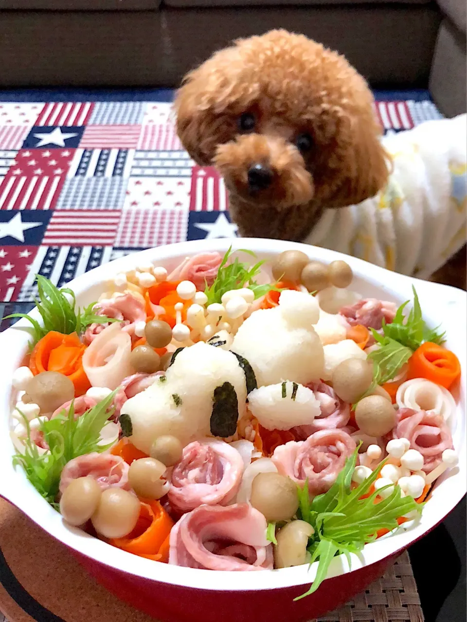 Snapdishの料理写真:花畑鍋😋#薔薇鍋|ゆかりさん