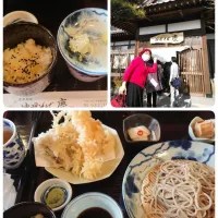 Snapdishの料理写真:苺狩りと蕎麦御膳のツアー|あやさん