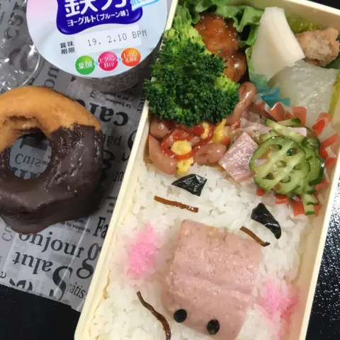 「プチ！プチ！海藻麺」を使ってみたSnapdishの料理・レシピ写真:お弁当〜〜🍱
社会人2年目の次女🍱