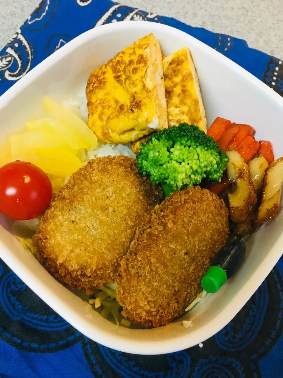 Snapdishの料理写真:♫2/1今日の娘のお弁当♫|Satokoさん