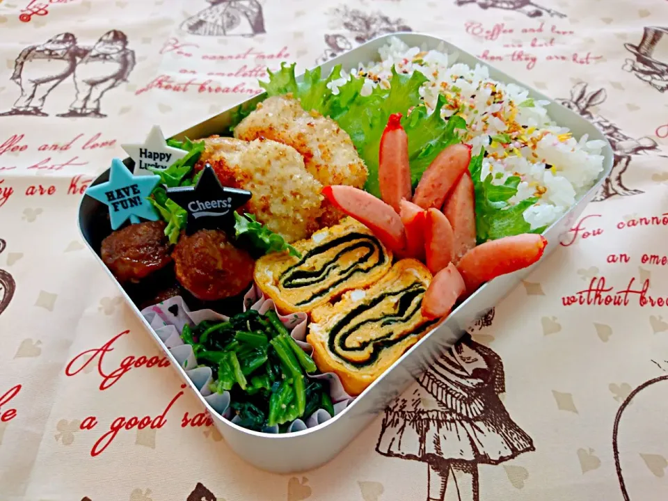 チキンカツレツ弁当💕|いちごさん