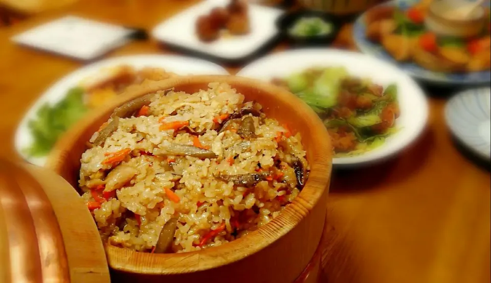 ちたこさんの切り餅と炊飯器で超簡単♪モチモチ絶品♡ちまき風中華おこわ♡おかわりが止まらない～～♪ #牛蒡とつきこん煮リメイク五目おこわ|Naomi Furuyaさん