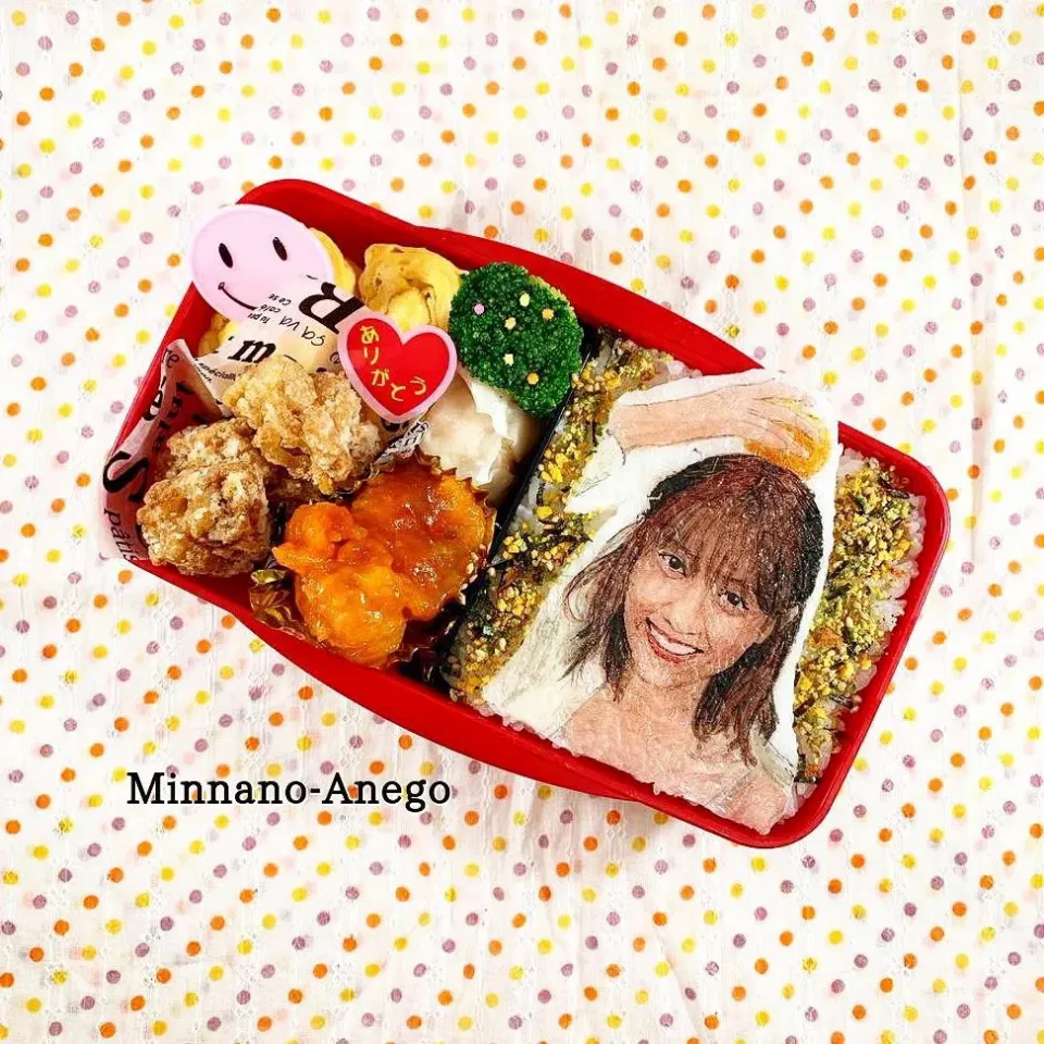 Snapdishの料理写真:乃木坂46『西野七瀬』弁当
 #オブラートアート 
 #似顔絵弁当 
 #オブアート|みんなのあねごさん