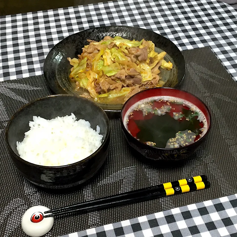 春キャベツと豚肉の辛味噌炒め!  (^-^)|Kei Satoさん