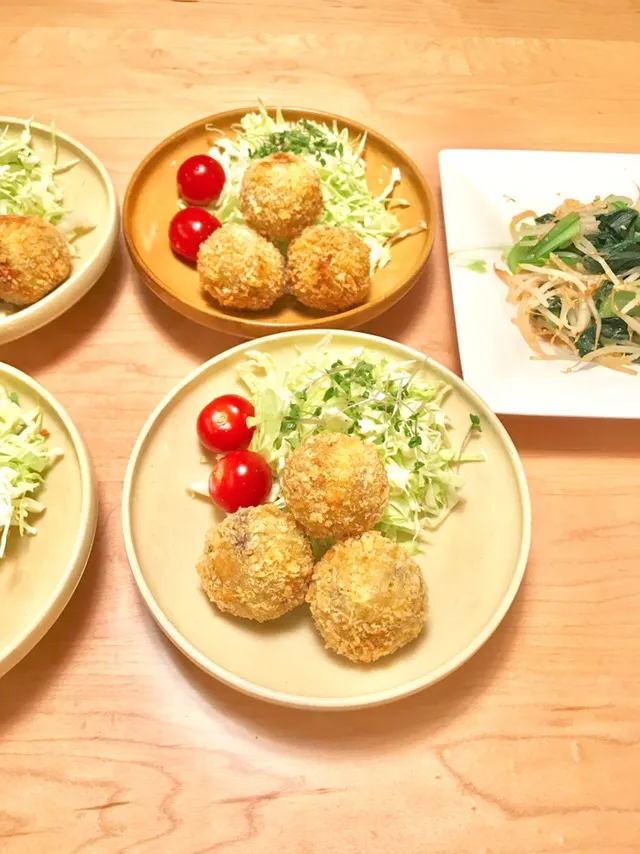 コロッケ献立。|meguさん