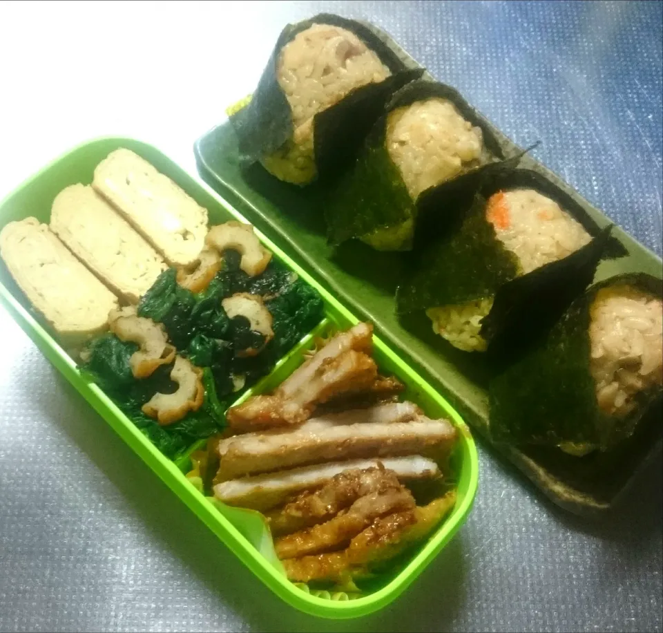 旦那さんお弁当190202|きぬよさん