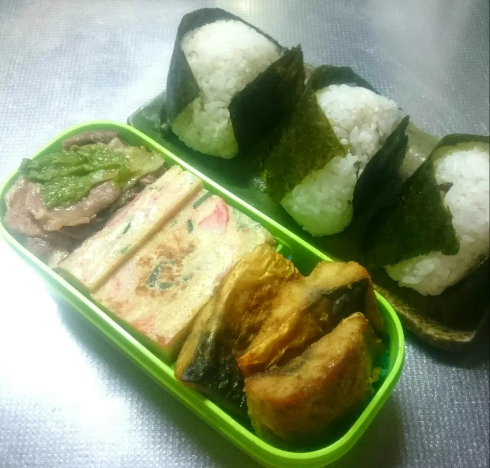 旦那さんお弁当190201|きぬよさん