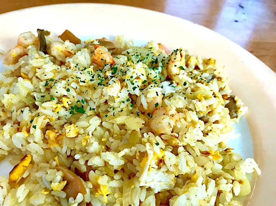 今日のお昼は、喫茶店の海老ピラフ|sono.kさん