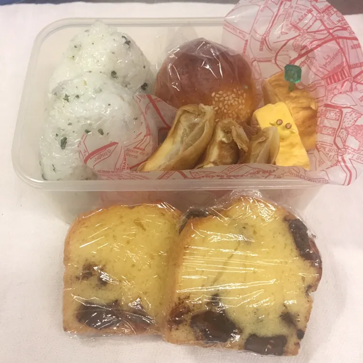 Snapdishの料理写真:次男中学野球弁当・軽食|mickyさん