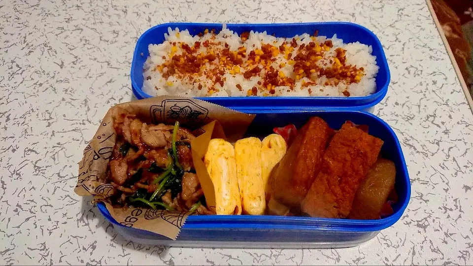 Snapdishの料理写真:息子君のおでん弁当|マアジュさん