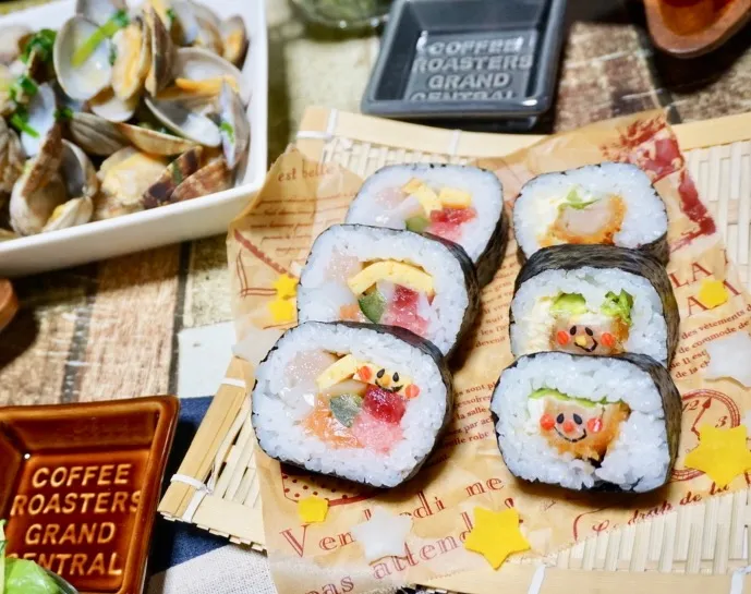 Snapdishの料理写真:節分🌈海鮮海苔|La-Jule Sa8さん