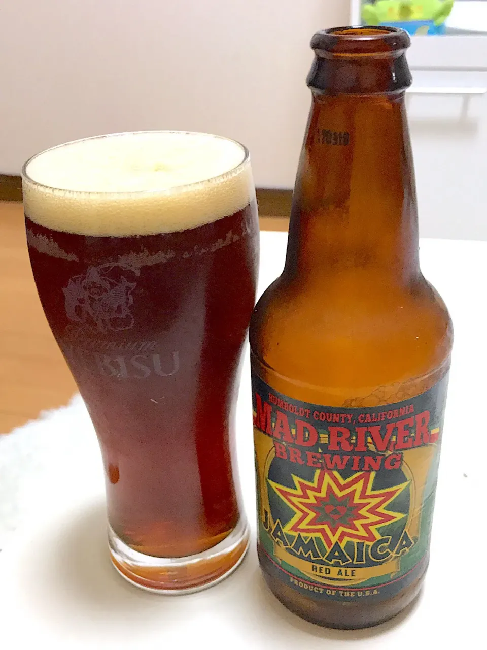 Snapdishの料理写真:Mad driver Jamaica Red Ale.|モニカとマッシャドさん