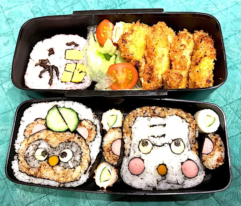 Snapdishの料理写真:#節分#弁当#寿司#でこ寿司#わしょクック#キャラ弁|富永のり子さん