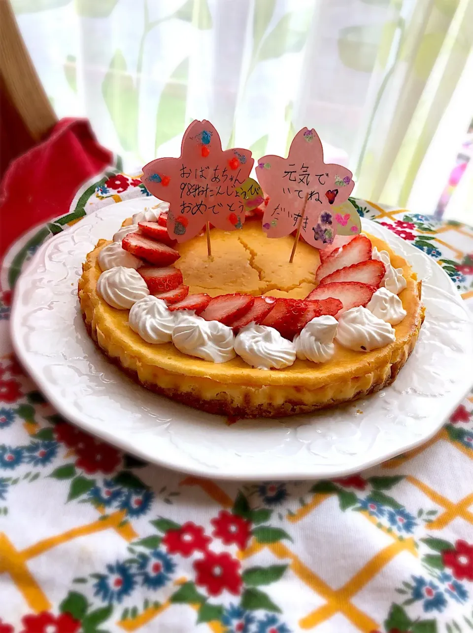 小2の娘が作ったチーズケーキ🍰|いちあらママさん