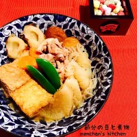 節分豆と煮物