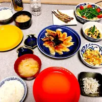 Snapdishの料理写真:餃子など
 #晩ご飯|haacomさん