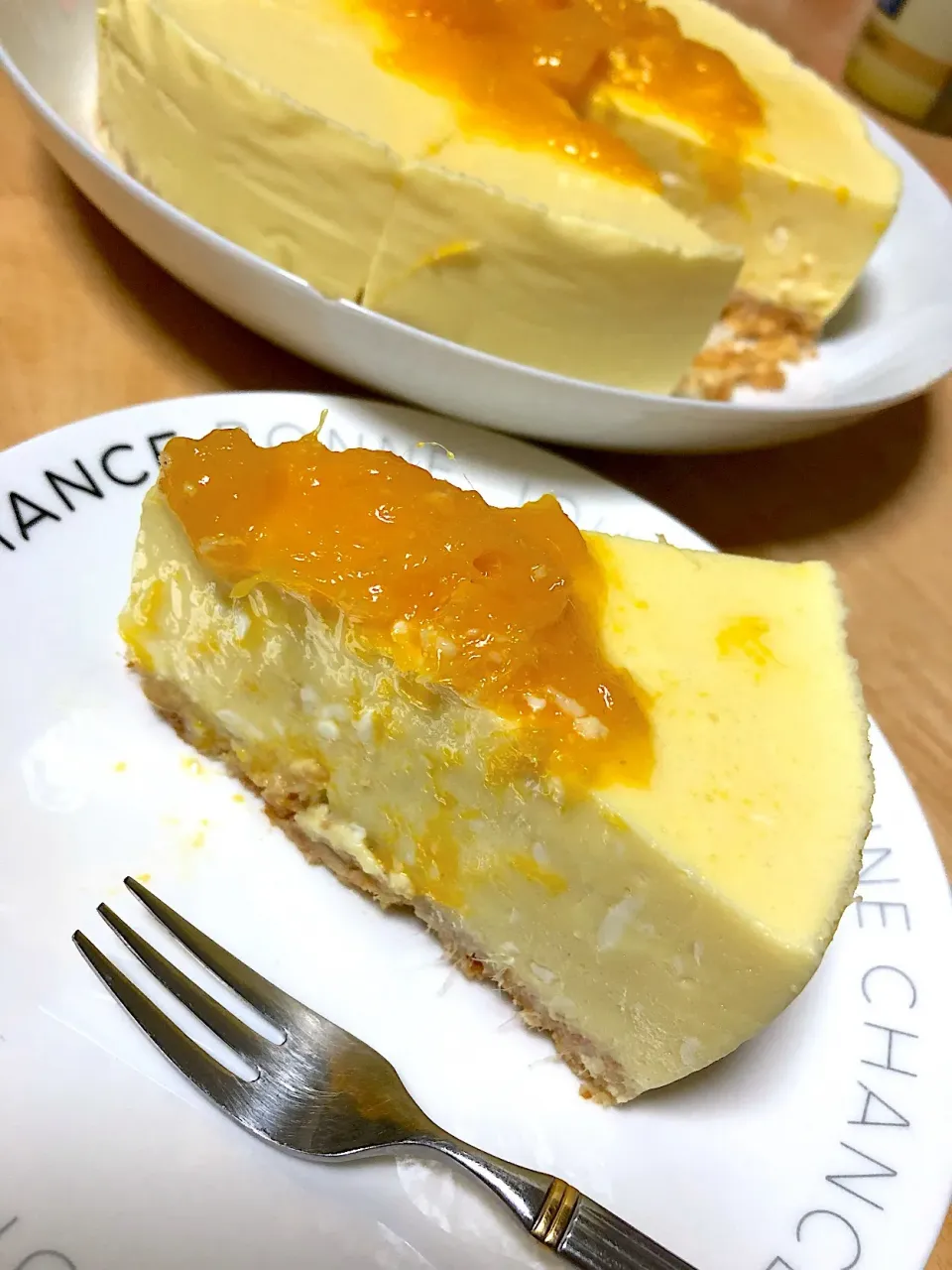 Snapdishの料理写真:マンゴーチーズケーキ|ケンケンさん